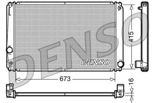 Chłodnica, układ chłodzenia silnika Denso DRM50051 - Układ chłodzenia - akcesoria - miniaturka - grafika 1