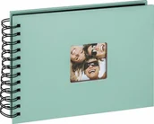 Albumy fotograficzne - Walther Walther Fun mint green 23x17 40 black Pages Wire-O SA109A - miniaturka - grafika 1