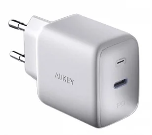 Aukey PA-B2 White Omnia GaN ładowarka sieciowa 1xUSB-C 61W Power Delivery 3.0 3A - Ładowarki do telefonów - miniaturka - grafika 1