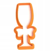 Formy do ciast - Foremka ciastek Kieliszek Ślub Wesele Wykrawacz - miniaturka - grafika 1