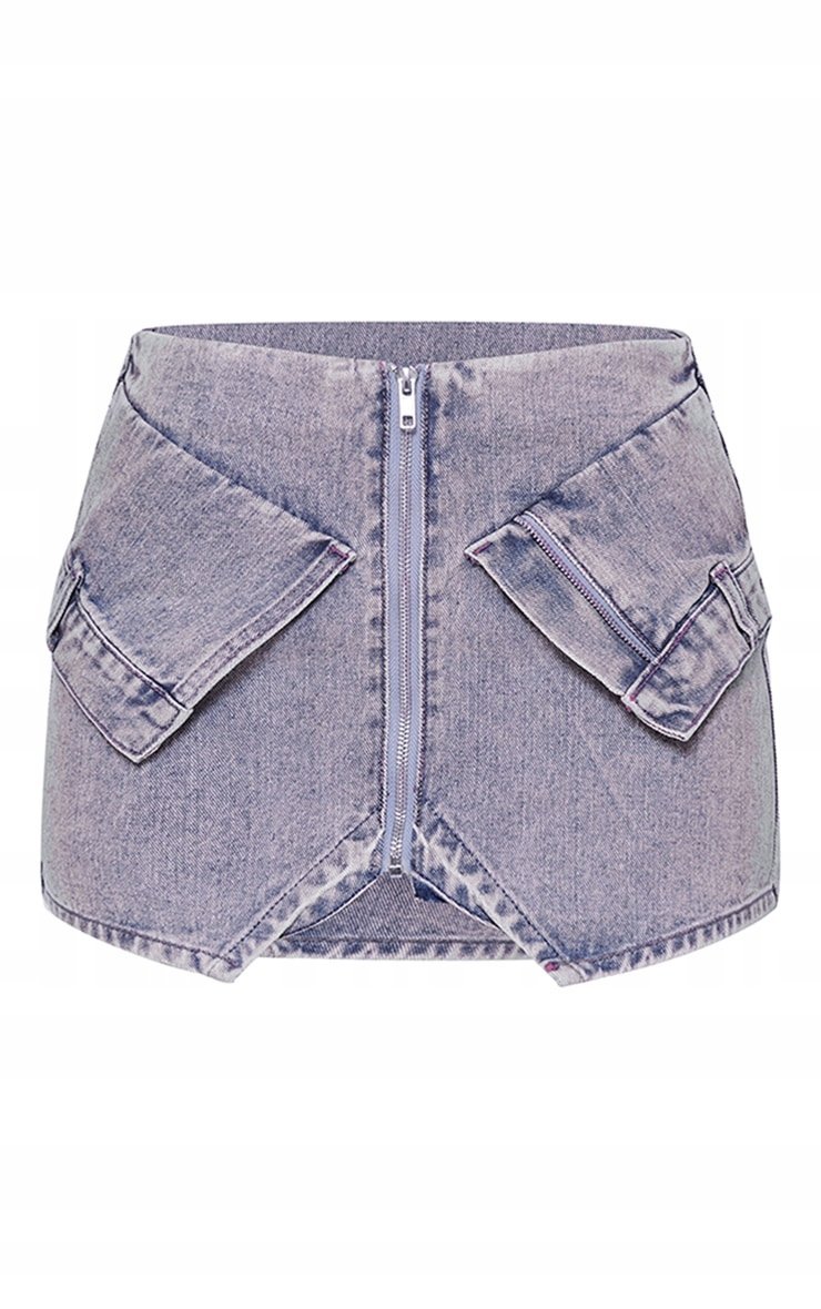 Prettylittlething Spódnica Jeansowa Mini 38 Ego