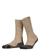 Skarpetki damskie - Falke Trekkingowe Skarpety tk2 Z Dodatkiem Wełny Merino beige - miniaturka - grafika 1