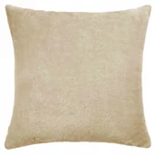 Poszewki na poduszki - Poszewka 40 x 40 Dekoracyjna Mikrofibra Solo Beż - miniaturka - grafika 1
