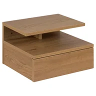 Szafki nocne - Actona Szafka Nocna Wisząca Z Szufladą Dalia 22,5X35X32 Naturalna - miniaturka - grafika 1