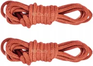 Akcesoria obuwnicze - Sznurówki JASNY BRĄZ Sznurowadła 160 cm CIENKIE OKRĄGŁE 2,5mm BAWEŁNA G9-59 - miniaturka - grafika 1