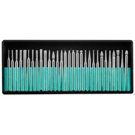 Akcesoria do elektronarzędzi - VERTO Akcesoria do miniszlifierki frezy diamentowe zestaw 30 szt, - miniaturka - grafika 1