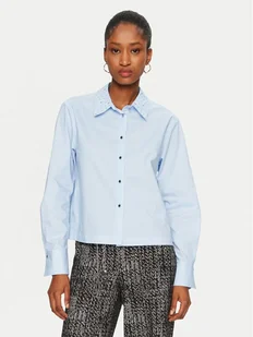 Morgan Koszula 242-CBOXI Błękitny Loose Fit - Koszule damskie - miniaturka - grafika 1