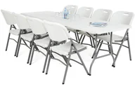 Meble gastronomiczne - Zestaw mebli cateringowych 244 cm Premium 8+1 - miniaturka - grafika 1