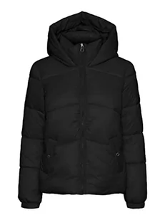 VERO MODA Damska kurtka puchowa VMUPPSALA Short Jacket NOOS PETITE, czarny, XXS/P - Kurtki damskie - miniaturka - grafika 1
