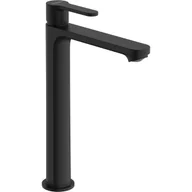 Baterie umywalkowe - Bateria umywalkowa czarna 29.6 cm Stamis Cool Start Hansgrohe - miniaturka - grafika 1