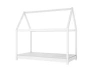 Łóżka dla dzieci i młodzieży - Łóżko Dziecięce Domek Cot Sosna Biały Mat, 160X80 - miniaturka - grafika 1