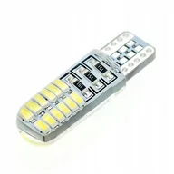 Żarówki samochodowe - Żarówka Led W5w T10 Postojówki 24 Led Silicon Moc - miniaturka - grafika 1