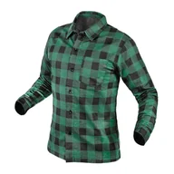 Koszule męskie - NEO Koszula flanelowa, zielona, rozmiar XL 81-546-XL - miniaturka - grafika 1