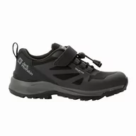 Buty trekkingowe dziecięce - Buty dziecięce Jack Wolfskin VILLI HIKER TEXAPORE LOW K black - 37 - miniaturka - grafika 1