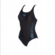 Stroje kąpielowe dla dziewczynek - H887 ARENA STAMP SWIM PRO BACK Strój kąpielowy jednoczęściowy damski 36 - miniaturka - grafika 1