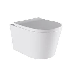Biała miska wc wisząca Rimless Elite 2 Tornado Hydrosan - Miski WC - miniaturka - grafika 1
