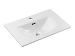 Umywalka meblowa Comad Sky 60x40 cm prostokątna biały połysk - Umywalki - miniaturka - grafika 1