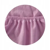 Prześcieradła dla dzieci - Prześcieradło Jersey Do Łóżeczka 180x90 Bawełna - Fioletowy - miniaturka - grafika 1