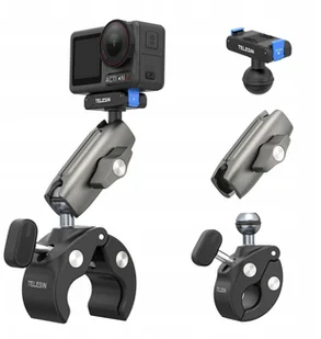 Imadło Magic Arm Uchwyt Klips Rower Motor Do Dji Action 5 Pro 4 3 Osmo 360 / S3-hbm-14-tdj - Akcesoria do kamer sportowych - miniaturka - grafika 1