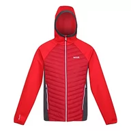 Kurtki męskie - Regatta Męska kurtka hybrydowa Andreson Vii Hybrid, Ciemnoczerwony / chiński czerwony, XXL - miniaturka - grafika 1