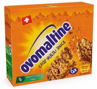 OVOMALTINE Crisp Muesli Snack batoniki muesli 6szt 150g - Ziarna i nasiona roślin strączkowych - miniaturka - grafika 1