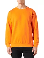 Bluzy męskie - Trigema Męska bluza 679501, mandarynka-C2C, XXL, mandarynka-c2c, XXL - miniaturka - grafika 1