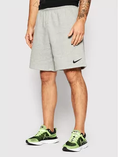 Nike Szorty sportowe Park CW6910 Szary Regular Fit - Spodnie sportowe męskie - miniaturka - grafika 1