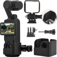 Akcesoria do drona - BRDRC UCHWYT ADAPTER WSPORNIK DO KAMERY DJI OSMO POCKET 3 - MOCOWANIE 1/4 CALA CZARNY - miniaturka - grafika 1