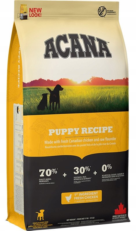 Acana HERITAGE Puppy Large Breed kurczak i indyk 17 kg