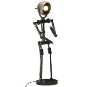 Lampy sufitowe - vidaXL Lumarko Lampa stojąca w kształcie postaci z głową z reflektora - miniaturka - grafika 1