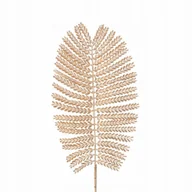 Sztuczne kwiaty - VILLA ITALIA Gałązka sztuczna paproć złota 83 cm - miniaturka - grafika 1