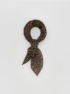 Czapki damskie - Reserved - Plisowana apaszka - brązowy - miniaturka - grafika 1