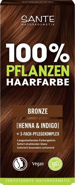 Sante Roślinna farba do włosów w proszku BRONZE