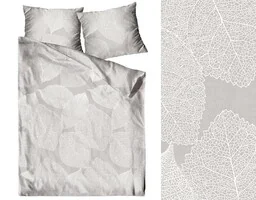 Greno Pościel bawełniana 140x200 Bohema beżowa liście Bielbaw Premium - Pościel - miniaturka - grafika 1