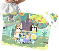 Puzzle - PUZZLE - BLUEY NIEBIESKI PIESEK WZORY Z BAJEK DLA DZIECI 24el + WORECZEK - miniaturka - grafika 1