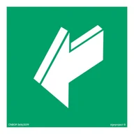 Systemy ekspozycyjne i znaki informacyjne - AA011 CIĄGNĄĆ ABY OTWORZYĆ, PS - PŁYTA PCV 1MM FOTOLUMINESCENCYJNA; (450X450MM) - miniaturka - grafika 1