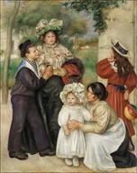 Plakaty - Galeria Plakatu, Plakat, The Artist&rsquo;s Family, Pierre-Auguste Renoir, 40x50 cm - miniaturka - grafika 1