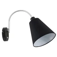 Lampy ścienne - Italux Tonia kinkiet 1-punktowy czarny WL-76382-1-BL - miniaturka - grafika 1