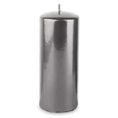 Świece - Pigmejka Pigmejka Pl Świeca Lustro Walec Duży Grafitowy uniwersalny 96490-uniw - miniaturka - grafika 1