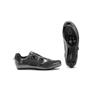 Buty rowerowe szosowe męskie NORTHWAVE MISTRAL PLUS antracytowe - Buty rowerowe - miniaturka - grafika 1