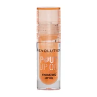 Błyszczyki do ust - Makeup Revolution Pout Lip Oil Olejek Do Ust, Honey Shimmer - miniaturka - grafika 1