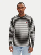 Bluzy męskie - Tommy Jeans Longsleeve Breton DM0DM20803 Szary Regular Fit - miniaturka - grafika 1