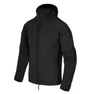 Odzież trekkingowa damska - Kurtka turystyczna męska Softshell Helikon-Tex Urban Hybrid® Czarna - miniaturka - grafika 1