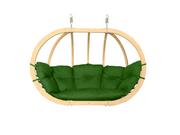 Fotele ogrodowe wiszące - Dwuosobowy Fotel Wiszący, Zielony Swingpod Xl - miniaturka - grafika 1