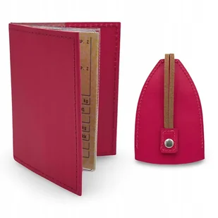 Prezent dla Kobiet - Zestaw Etui na Klucze+Etui na Dowód-Skóra Naturalna - Etui na klucze - miniaturka - grafika 1