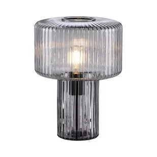 Paul Neuhaus Designerska lampa stołowa dymione szkło - Andro - Lampy stojące - miniaturka - grafika 1