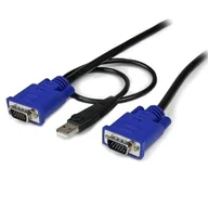 Pozostałe akcesoria sieciowe - StarTech.com SVECONUS15 kabel KVM Czarny 4,6 m - miniaturka - grafika 1