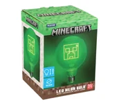 Gadżety dla graczy - Paladone LED Neon Bulb E27 Minecraft Creeper - miniaturka - grafika 1