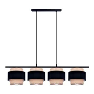 Lampy sufitowe - Lampa wisząca do jadalni, niebanalne abażury K-5233 z serii GATO - miniaturka - grafika 1