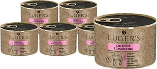 Karma mokra dla kotów Lugers cielęcina z jagnięciną zestaw 6 x 185 g - Mokra karma dla kotów - miniaturka - grafika 1
